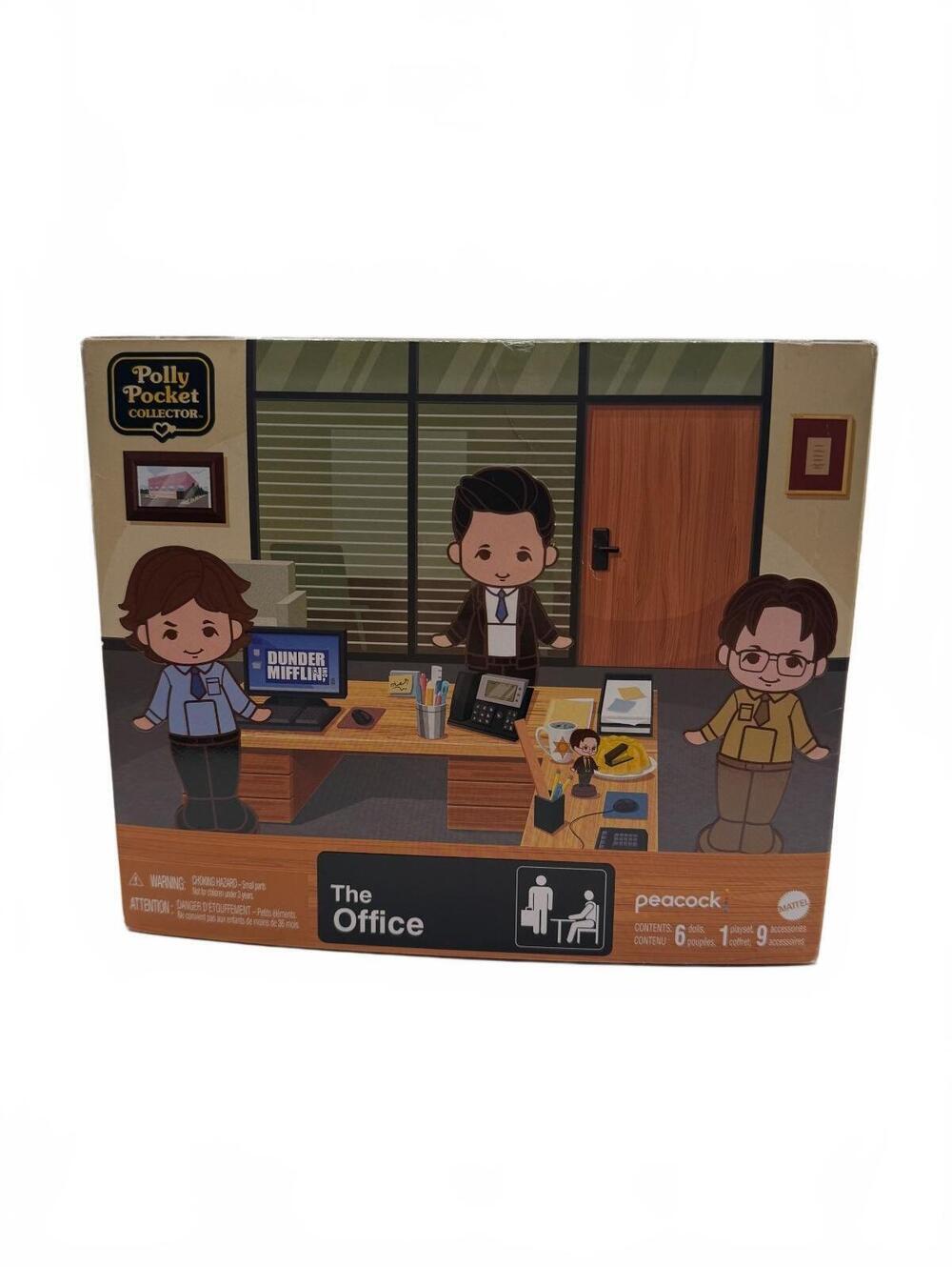 Polly Pocket Collector The Office Miniature Playset with World's Best Boss Mug - Picture 4 of 6